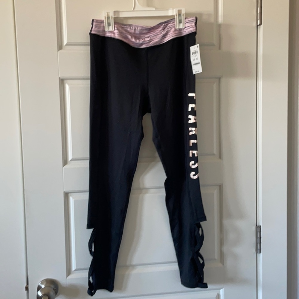 Girls Athletic Leggings (size XL - 16)